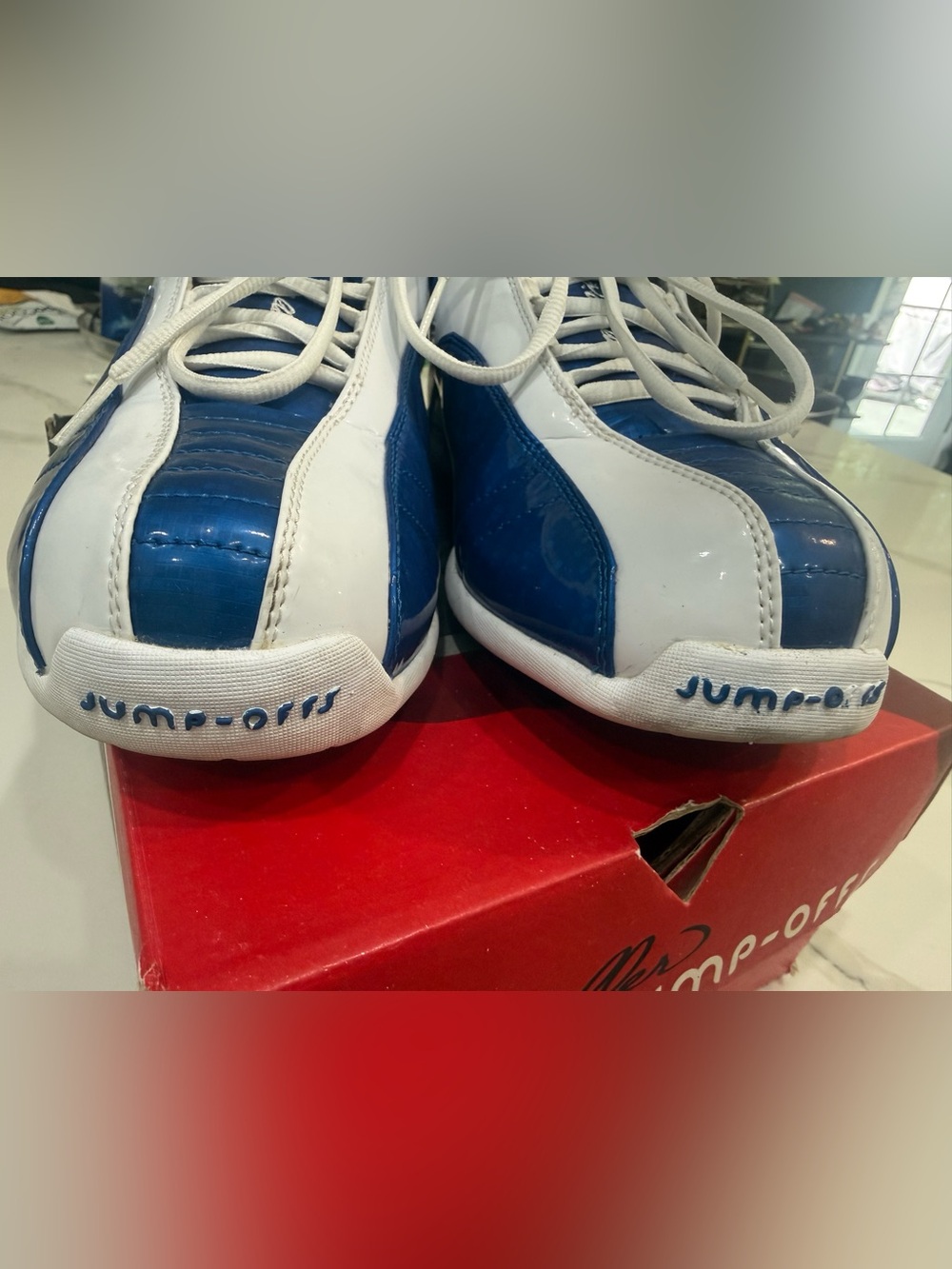 P.Miller aka Master P  Blue and White Leisure Sneakers - Picture 2 of 8